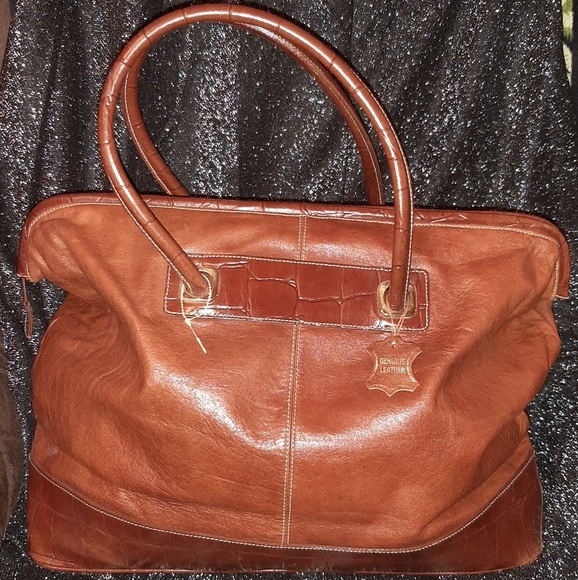Handbags - Leather  travel bag color more like caramel